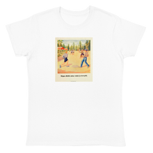 Lataa kuva Galleria-katseluun, Naisten lyhythihainen opetustaulu tekninen paita valkoinen