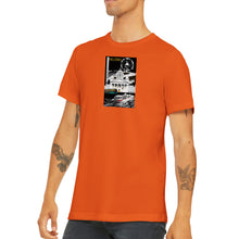 Lataa kuva Galleria-katseluun, Kotiseutupaita Helsinki miesten lyhythihainen Miilun putiikki oranssi