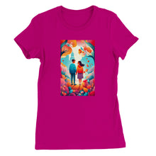 Lataa kuva Galleria-katseluun, Nuori rakkaus - premium-laatuinen T-paita naisten leikkauksella

